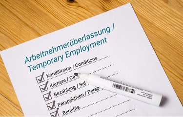 Checklist for temporary employment