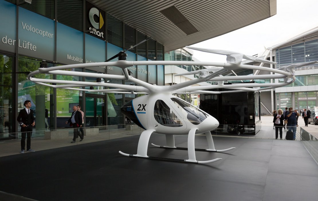The latest multicopter from e-volo - Volocopter V2X 